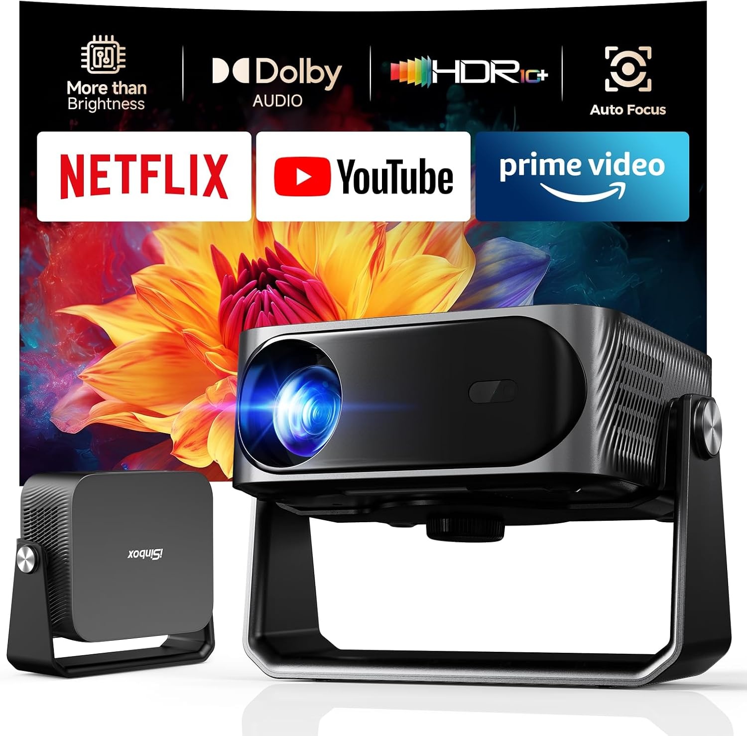 iSinbox YG381 180° Fold-flat gimbal smart projector | iSinbox